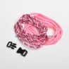 zelfmaakset cobra armband met kleine zwarte buckle