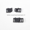 plastic buckle poes (2 stuks)